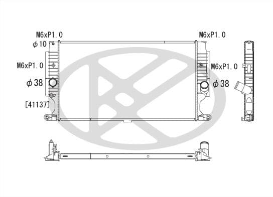pl012778 Koyorad Радиатор охлаждения двигателя