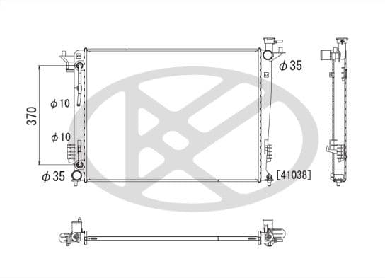 pl812502 Koyorad Радиатор охлаждения двигателя