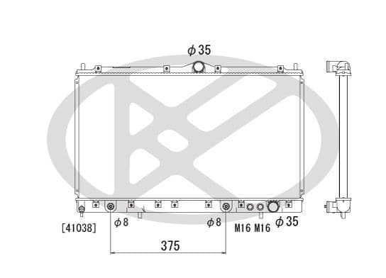 pl030259 Koyorad Радіатор охолодження двигуна для Mitsubishi 3000 GT
