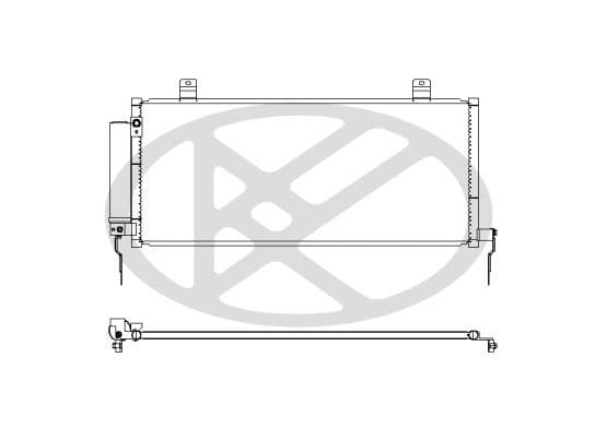 cd030518 Koyorad Радиатор кондиционера для Mitsubishi Eclipse