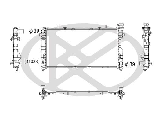 pl331841 Koyorad Радіатор охолодження двигуна