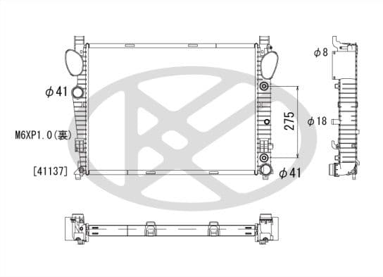 pl412898 Koyorad Радіатор охолодження двигуна для Mercedes S-Class