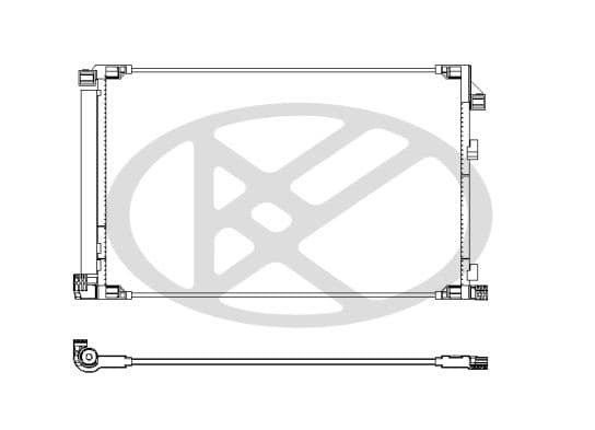 cd011043 Koyorad Радіатор кондиціонера для Lexus NX