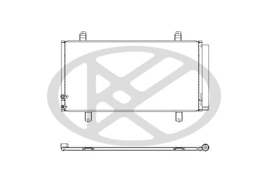 cd010605m Koyorad Радиатор кондиционера для Toyota Camry