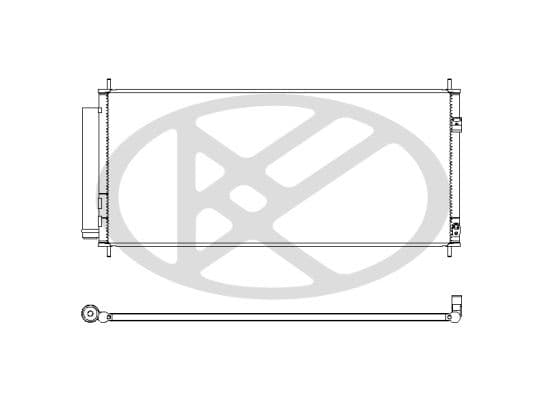 cd080387m Koyorad Радіатор кондиціонера