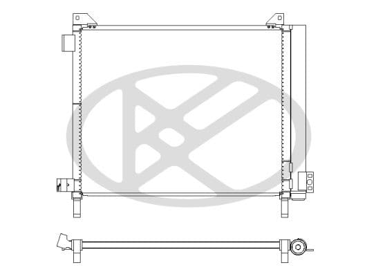 cd021021 Koyorad Радіатор кондиціонера для Nissan Micra