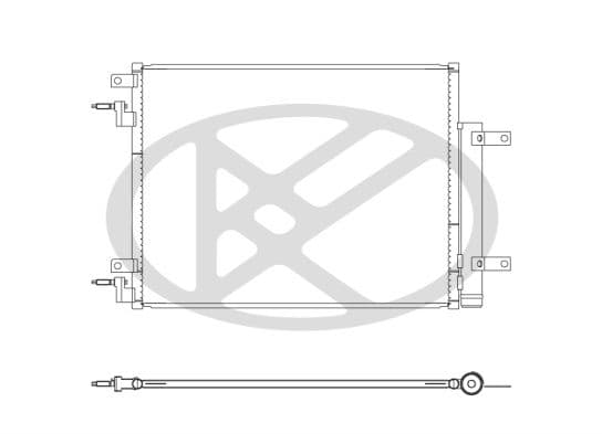 cd461289 Koyorad Радіатор кондиціонера для Opel Karl