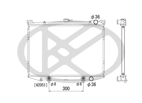 pl020617 Koyorad Радиатор охлаждения двигателя