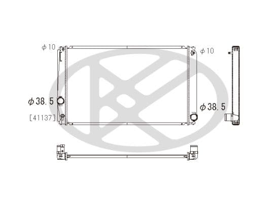 pl011958 Koyorad Радіатор охолодження двигуна