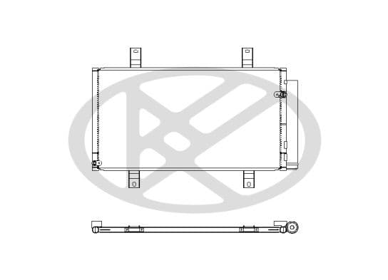 cd060412m Koyorad Радіатор кондиціонера для Mazda RX-8
