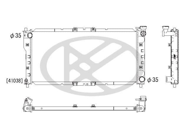 pl062294 Koyorad Радіатор охолодження двигуна