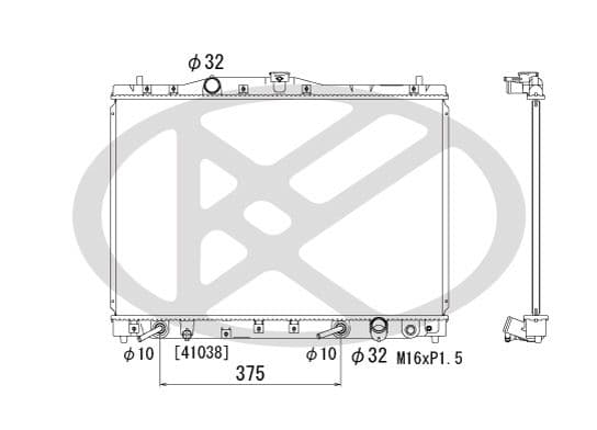 pl080463 Koyorad Радіатор охолодження двигуна для Honda Legend