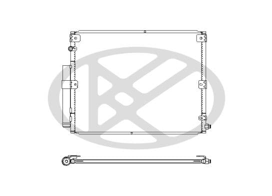 cd010257m0a Koyorad Радіатор кондиціонера для Toyota Land Cruiser