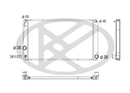 pl011959 Koyorad Радиатор охлаждения двигателя