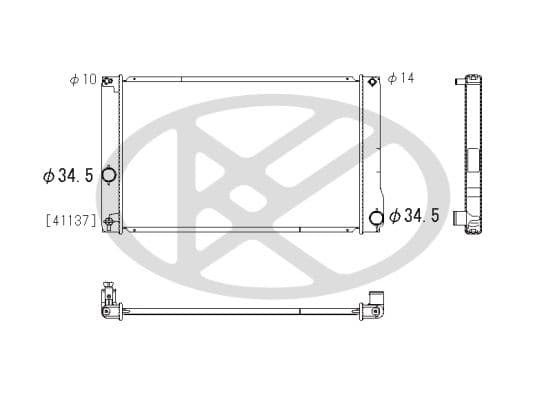 pl012295r Koyorad Радіатор охолодження двигуна