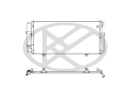 cd090354 Koyorad Радиатор кондиционера для Subaru Impreza