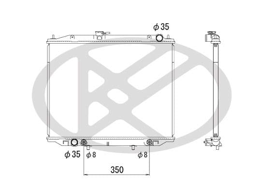 pl021848 Koyorad Радиатор охлаждения двигателя