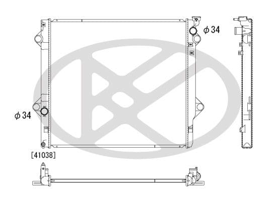 pl012068r Koyorad Радіатор охолодження двигуна