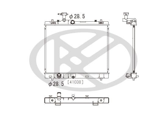 pl102609 Koyorad Радіатор охолодження двигуна для Suzuki Swift