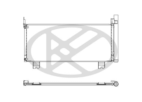 cd010497m Koyorad Радиатор кондиционера для Lexus RX