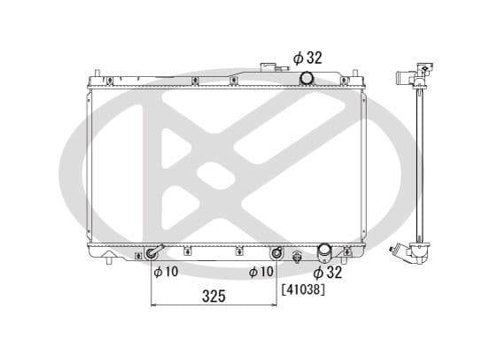 pl080462 Koyorad Радіатор охолодження двигуна для Honda StepWGN