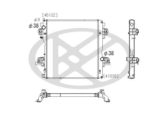 pl012473 Koyorad Радиатор охлаждения двигателя для Toyota Land Cruiser Prado (120, 150)