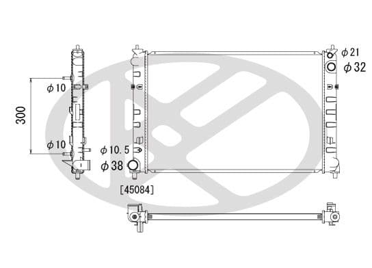 pl061888 Koyorad Радіатор охолодження двигуна для Mazda MPV