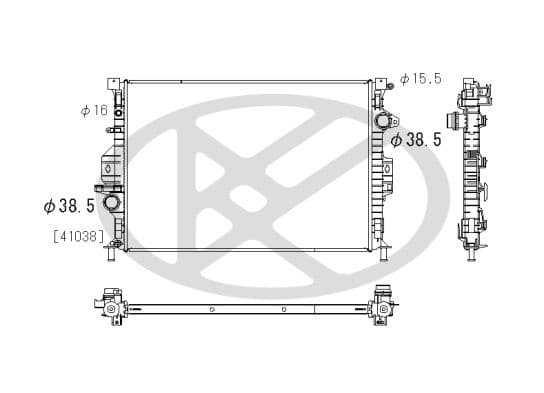 pl322308 Koyorad Радиатор охлаждения двигателя