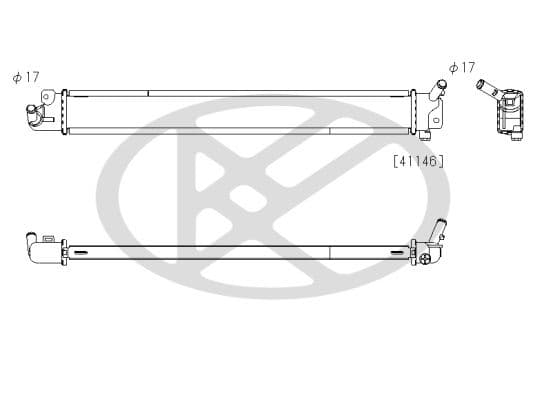 pl812969 Koyorad Радіатор охолодження двигуна для Kia Optima