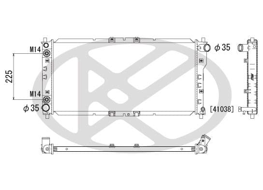 pl061210 Koyorad Радіатор охолодження двигуна