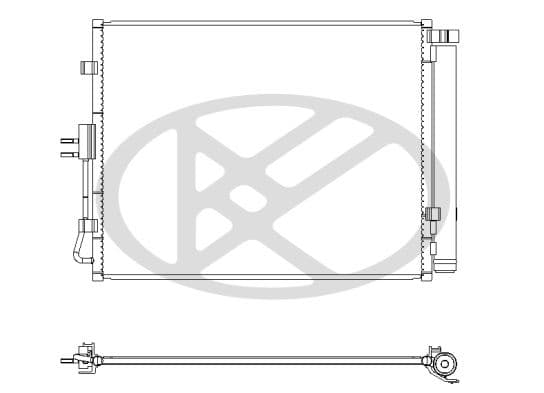 cd821003 Koyorad Радіатор кондиціонера для Kia Soul