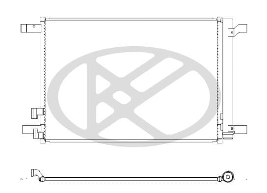 cd441008 Koyorad Радиатор кондиционера