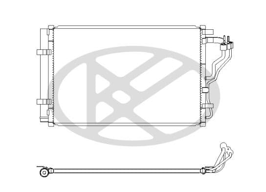 cd811033 Koyorad Радіатор кондиціонера