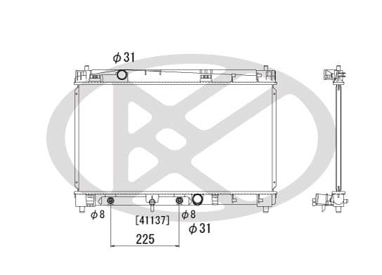 pl012213 Koyorad Радіатор охолодження двигуна для Toyota Yaris
