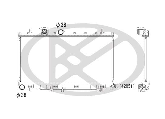 pl091738 Koyorad Радиатор охлаждения двигателя