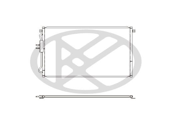 cd330635 Koyorad Радіатор кондиціонера для Chrysler Voyager