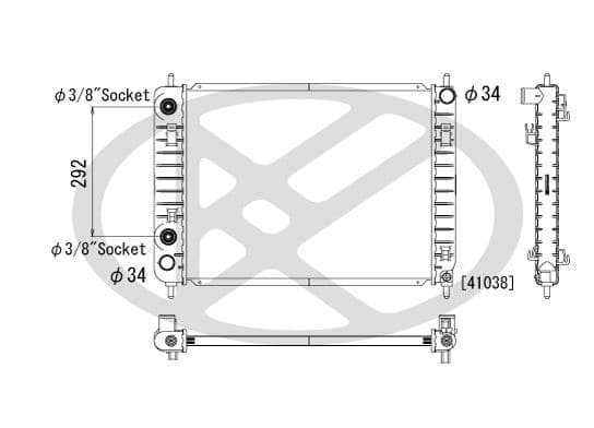 pl311908r Koyorad Радіатор охолодження двигуна для Chevrolet HHR