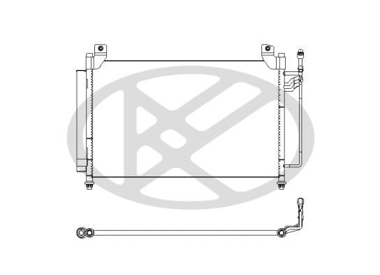 cd060449 Koyorad Радиатор кондиционера для Mazda CX-7