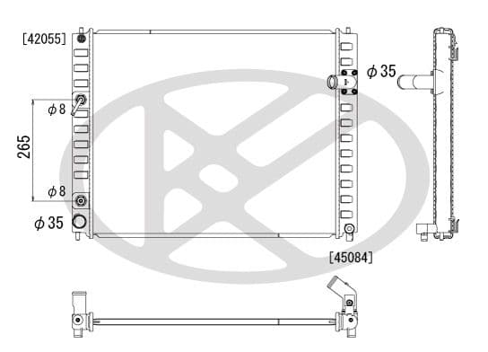 pl022210 Koyorad Радіатор охолодження двигуна