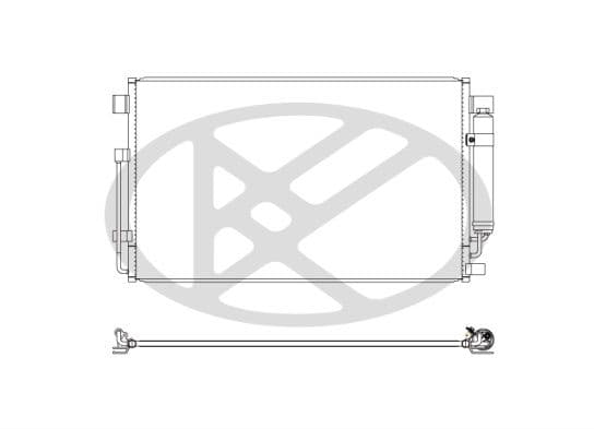 cd020696 Koyorad Радіатор кондиціонера для Nissan Teana