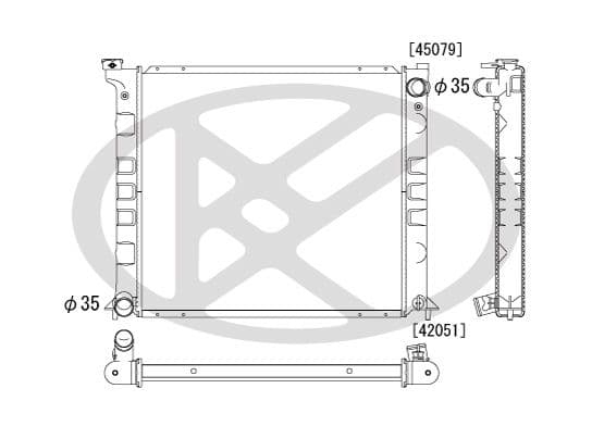 pl020243 Koyorad Радіатор охолодження двигуна для Nissan 300 ZX