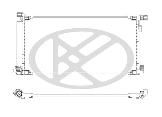 cd011259 Koyorad Радіатор кондиціонера