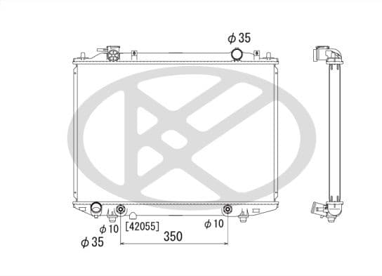 pl062770 Koyorad Радіатор охолодження двигуна