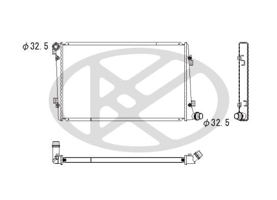 pl442472 Koyorad Радиатор охлаждения двигателя