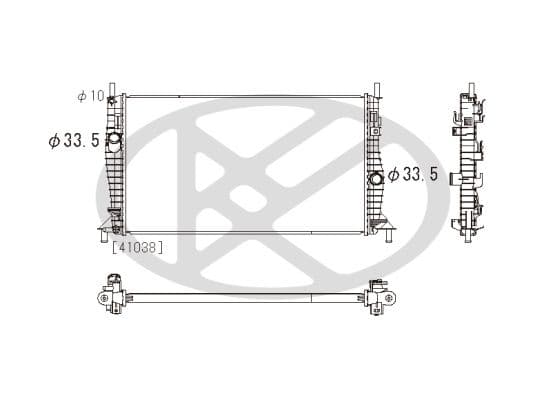 pl322615 Koyorad Радіатор охолодження двигуна для Ford Focus