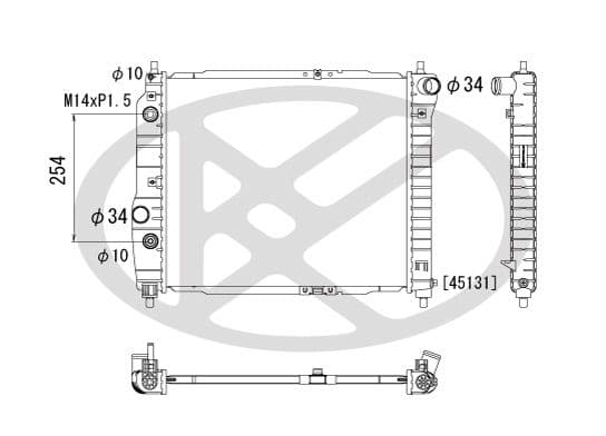 pl311900 Koyorad Радіатор охолодження двигуна
