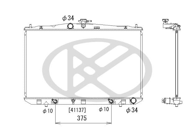 pl012281 Koyorad Радиатор охлаждения двигателя