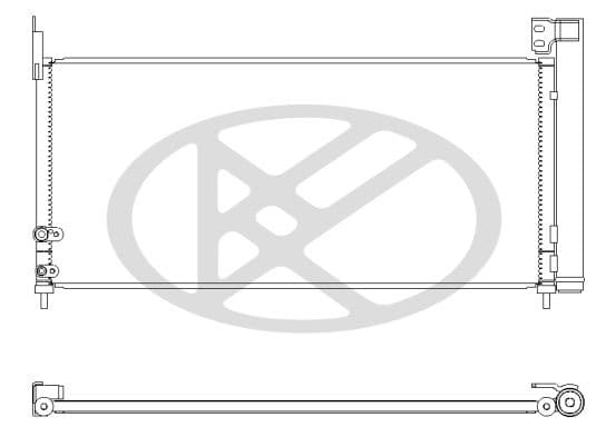 cd011025m Koyorad Радіатор кондиціонера