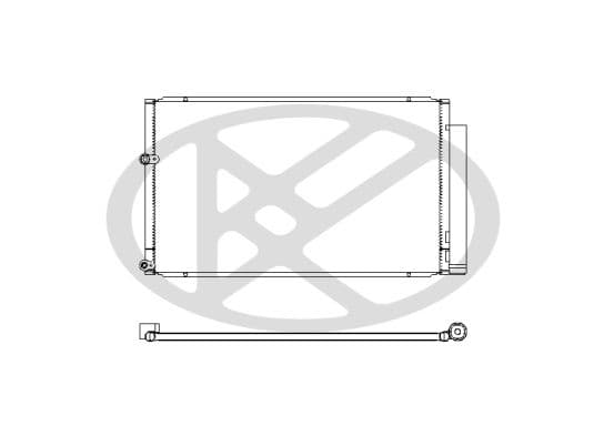 cd010302m Koyorad Радиатор кондиционера для Toyota Prius
