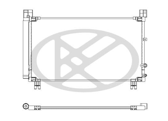 cd010896 Koyorad Радіатор кондиціонера для Lexus IS
